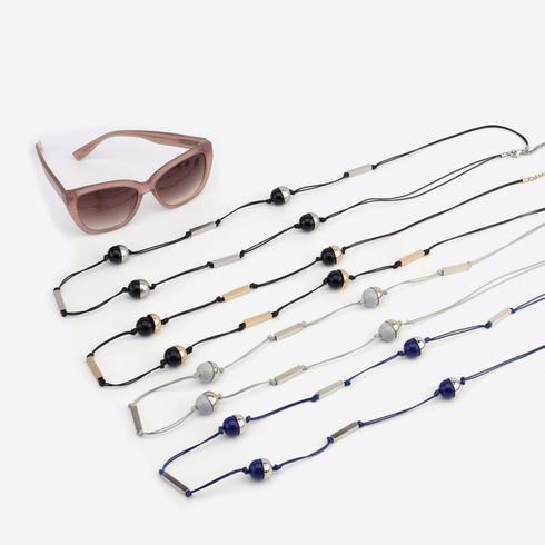 10 Pieces Eyeglass Chains for Women, Premium Beaded Eyeglass Necklace Chain Cord, RN43046